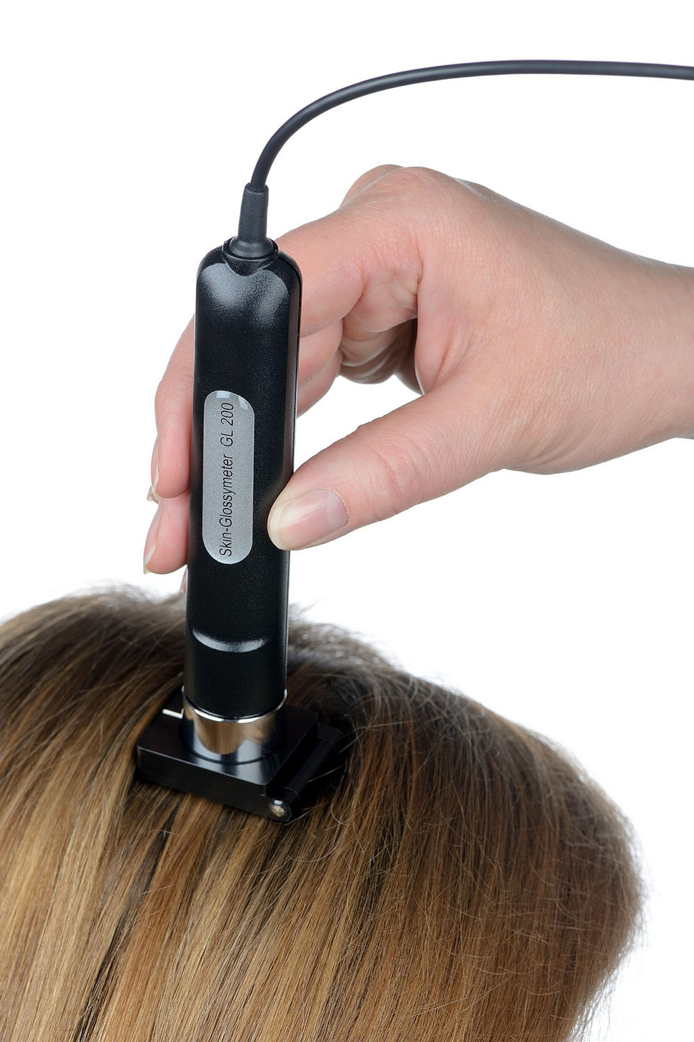gloss measurement directly on hair