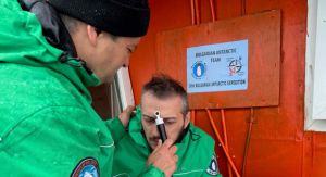 Tewameter in Antartica